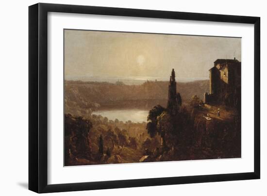 Study for Lake Nemi-Eugène Boudin-Framed Giclee Print