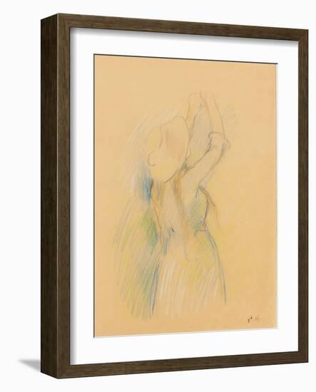 Study for Le cerisier, 1891 by Berthe Morisot-Berthe Morisot-Framed Giclee Print