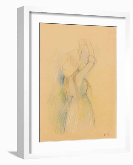 Study for Le cerisier, 1891 by Berthe Morisot-Berthe Morisot-Framed Giclee Print