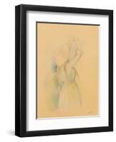 Study for Le cerisier, 1891 by Berthe Morisot-Berthe Morisot-Framed Premium Giclee Print