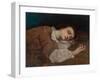 Study for Les Demoiselles Des Bords De La Seine (Ét), 1856-Gustave Courbet-Framed Giclee Print