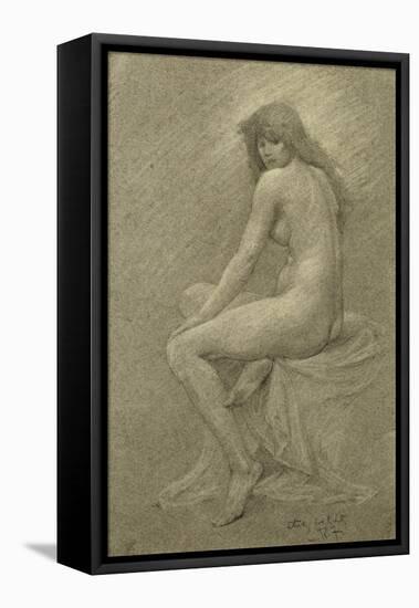 Study for ?Lilith?, c.1900-Robert Fowler-Framed Stretched Canvas