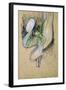 Study for Loie Fuller at the Folies Bergeres, 1893-Henri de Toulouse-Lautrec-Framed Giclee Print