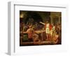 Study for Lycurgus Showing the Ancients of Sparta Their King, 1791-Jacques-Louis David-Framed Giclee Print