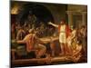 Study for Lycurgus Showing the Ancients of Sparta Their King, 1791-Jacques-Louis David-Mounted Giclee Print