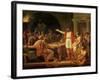 Study for Lycurgus Showing the Ancients of Sparta Their King, 1791-Jacques-Louis David-Framed Giclee Print