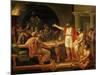 Study for Lycurgus Showing the Ancients of Sparta Their King, 1791-Jacques-Louis David-Mounted Giclee Print