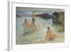 Study for Morning Splendour, c.1921-Henry Scott Tuke-Framed Giclee Print