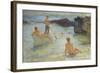 Study for Morning Splendour, c.1921-Henry Scott Tuke-Framed Giclee Print