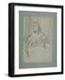 Study for 'Mrs Charles Magniac', C.1863-Frederic Leighton-Framed Giclee Print
