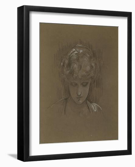 Study for 'Mrs. Williams', 1877-92-Frederic Leighton-Framed Giclee Print