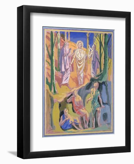 Study for mural of the Ascension, 1973-Hans Feibusch-Framed Giclee Print