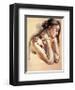 Study for Nadege-Francine Van Hove-Framed Art Print