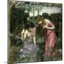 Study for 'Nymphs Finding the Head of Orpheus', C.1900-John William Waterhouse-Mounted Giclee Print