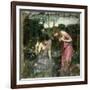 Study for 'Nymphs Finding the Head of Orpheus', C.1900-John William Waterhouse-Framed Giclee Print