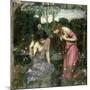 Study for 'Nymphs Finding the Head of Orpheus', C.1900-John William Waterhouse-Mounted Giclee Print