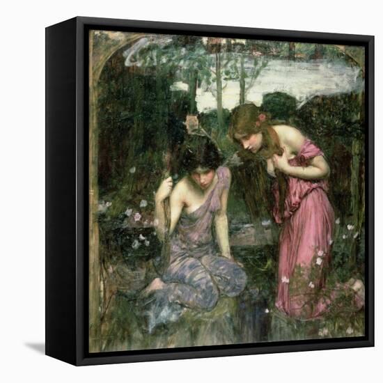 Study for 'Nymphs Finding the Head of Orpheus', C.1900-John William Waterhouse-Framed Stretched Canvas