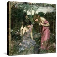 Study for 'Nymphs Finding the Head of Orpheus', C.1900-John William Waterhouse-Stretched Canvas