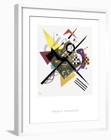 Study for On White II, 1922-Wassily Kandinsky-Framed Giclee Print