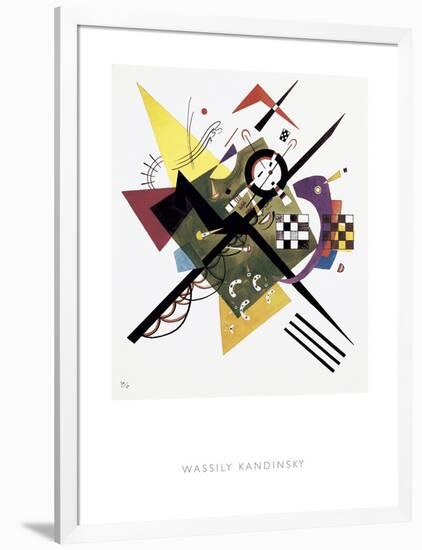 Study for On White II, 1922-Wassily Kandinsky-Framed Giclee Print