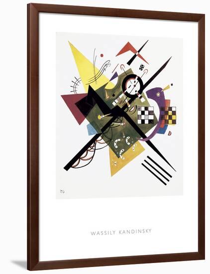 Study for On White II, 1922-Wassily Kandinsky-Framed Giclee Print