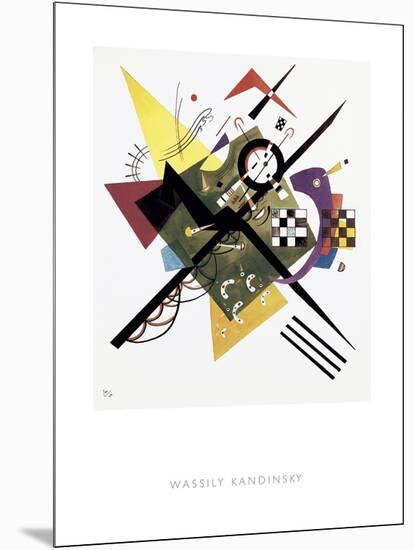 Study for On White II, 1922-Wassily Kandinsky-Mounted Giclee Print