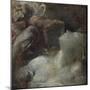 Study for 'Ophelia', C.1870 (Panel)-George Frederick Watts-Mounted Giclee Print