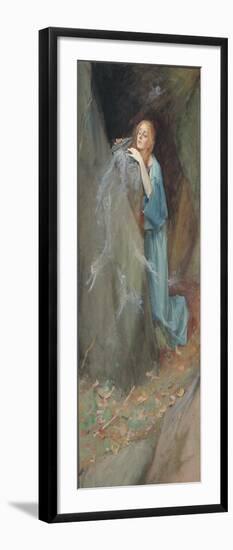 Study for Pandora, 1902-Henry Meynell Rheam-Framed Giclee Print