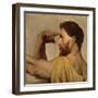Study for Phidias in the Apotheosis of Homer, 1827-Jean Auguste Dominique Ingres-Framed Giclee Print