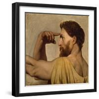 Study for Phidias in the Apotheosis of Homer, 1827-Jean Auguste Dominique Ingres-Framed Giclee Print