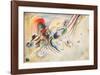 Study for Picture with Two Red Spots, 1916-Wassily Kandinsky-Framed Giclee Print