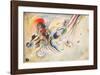 Study for Picture with Two Red Spots, 1916-Wassily Kandinsky-Framed Giclee Print