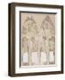 Study for Plate 22 from 'Figures Decoratives', 1905-Alphonse Mucha-Framed Giclee Print