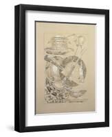 Study for Plate 59 from 'Documents Decoratifs', 1902-Alphonse Mucha-Framed Giclee Print