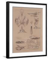 Study for Plate 69 of 'Documents Decoratifs', 1902-Alphonse Mucha-Framed Giclee Print