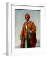 Study for 'Portrait of an Indian', c.1807-Anne Louis Girodet de Roucy-Trioson-Framed Giclee Print