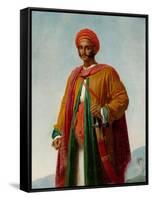 Study for 'Portrait of an Indian', c.1807-Anne Louis Girodet de Roucy-Trioson-Framed Stretched Canvas