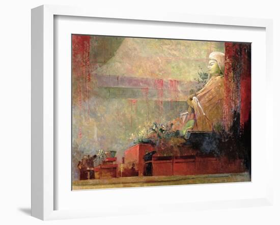 Study for 'Preparing for Meditation', 1998-Bob Brown-Framed Giclee Print