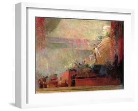 Study for 'Preparing for Meditation', 1998-Bob Brown-Framed Giclee Print