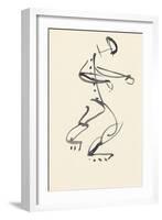 Study for 'Red Stone Dancer', 1914-Henri Gaudier-brzeska-Framed Giclee Print