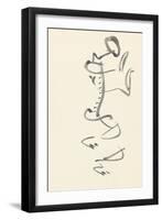 Study for 'Red Stone Dancer', 1914-Henri Gaudier-brzeska-Framed Giclee Print