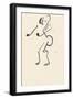 Study for 'Red Stone Dancer', 1914-Henri Gaudier-brzeska-Framed Giclee Print