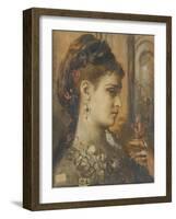 Study for Salome with Beheading of John the Baptist-Gustave Moreau-Framed Giclee Print