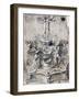 Study for Sculpture, by Benvenuto Cellini (1500-1571), Italy, 16th Century-null-Framed Giclee Print