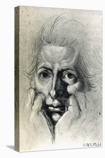 Study for Self-Portrait, by Henry Fuseli (1741-1825). Switzerland, 18th Century-Henry Fuseli-Stretched Canvas