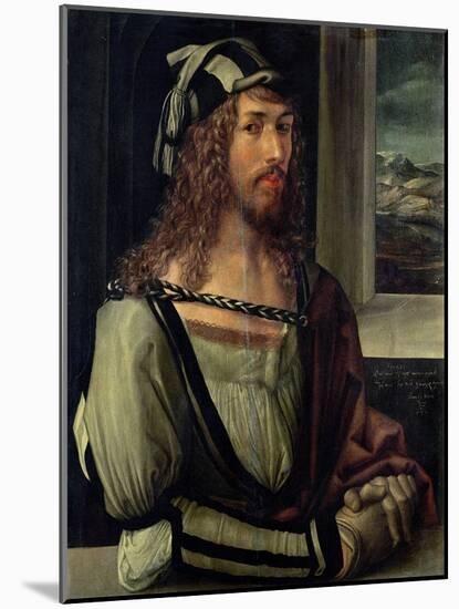 Study for Self Portrait with a Glove, circa 1498-Albrecht Dürer-Mounted Giclee Print