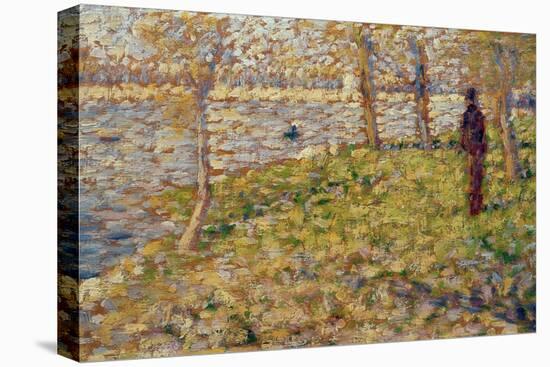 Study for 'Sunday Afternoon on the Island of La Grand Jatte', 1884-85-Georges Seurat-Stretched Canvas