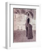 Study For Sunday Afternoon on the Island of La Grande Jatte, c.1884-Georges Seurat-Framed Giclee Print