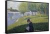 Study for Sunday on la Grande Jatte-Georges Seurat-Framed Stretched Canvas