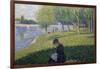 Study for Sunday on la Grande Jatte-Georges Seurat-Framed Giclee Print